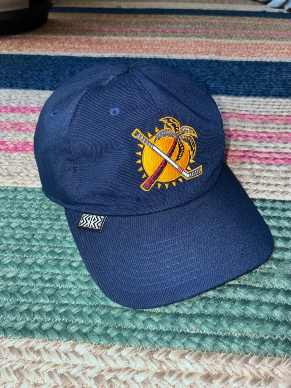 Florida Panthers Adidas Reverse Retro 2.0 Hat Palm Tree NHL Blue RR